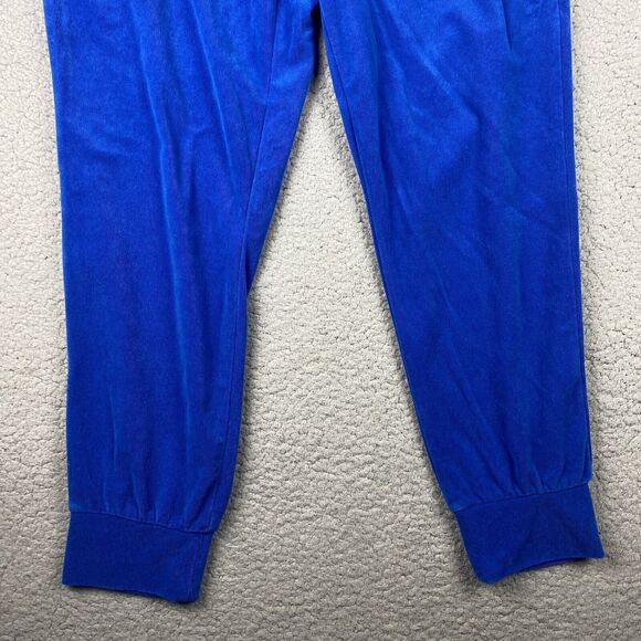 JUICY COUTURE Terry Cloth Track Pants Jogger track Jumpsuit Pant Blue Splash XXL - Picture 3 of 13